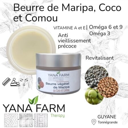Beurre de Maripa, Coco et Comou